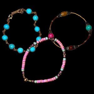Nwot! 3 piece cute bracelet set